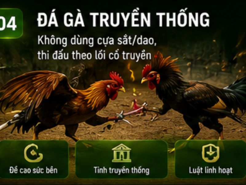 Đá gà truyền thống