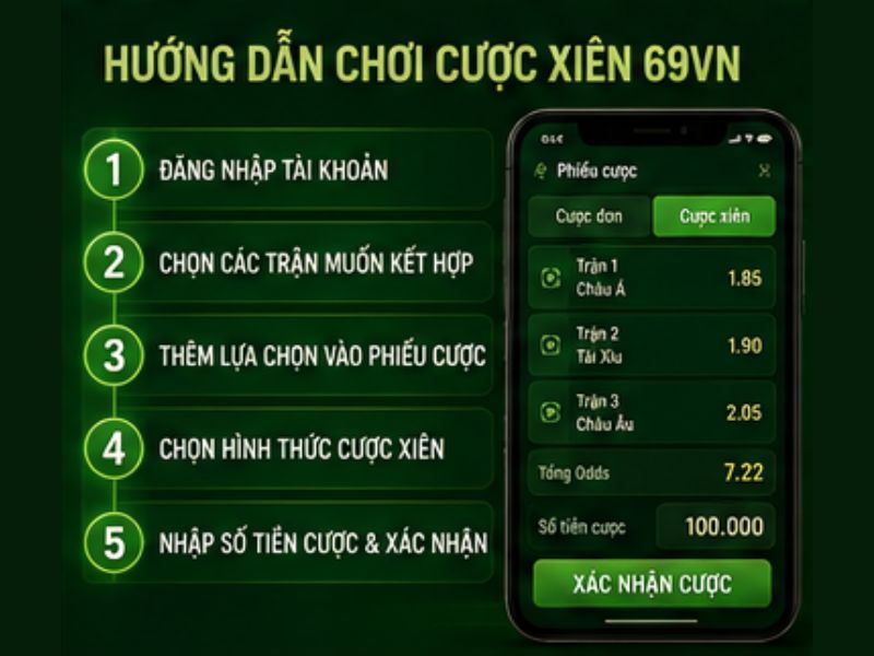 Hướng Dẫn Chơi Cược Xiên 69VN