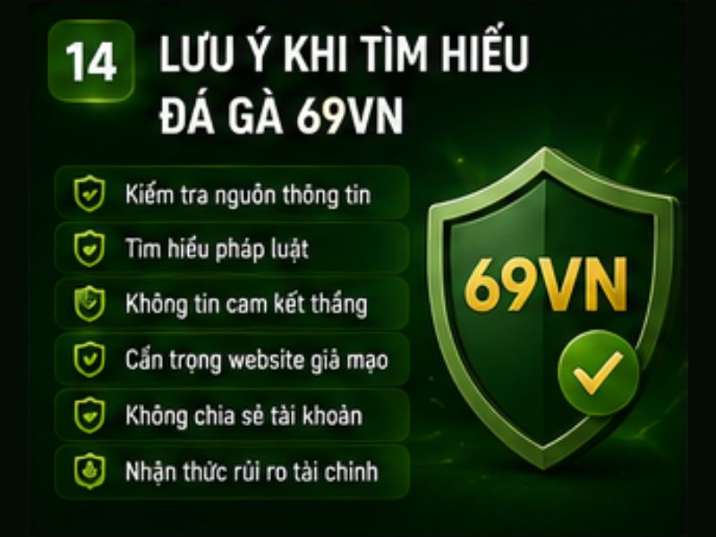 Những Lưu Ý Khi Tìm Hiểu Đá Gà 69VN