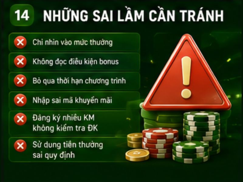 Những Sai Lầm Khi Tham Gia Khuyến Mãi 69VN