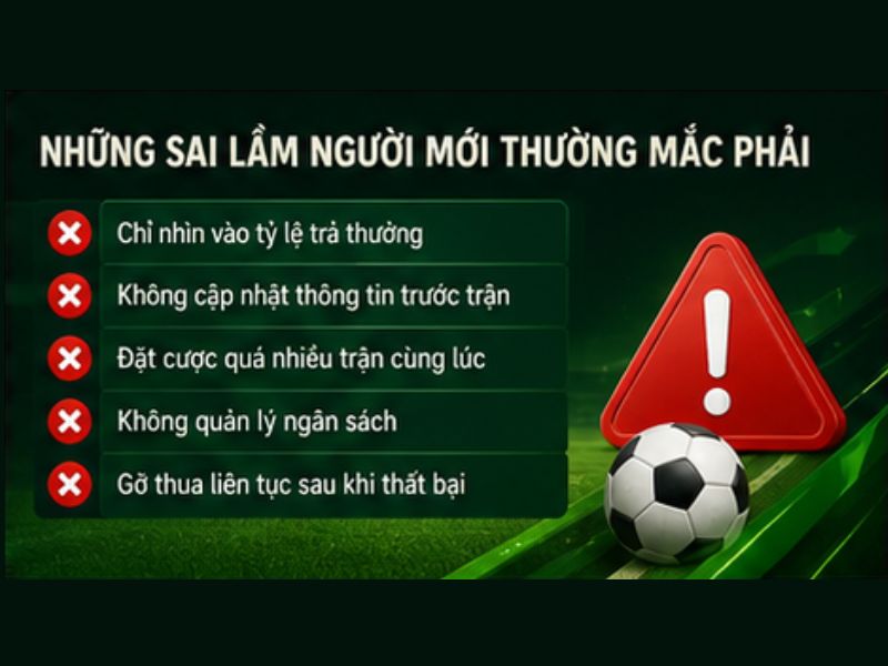 Những Sai Lầm Người Mới Thường Mắc Phải