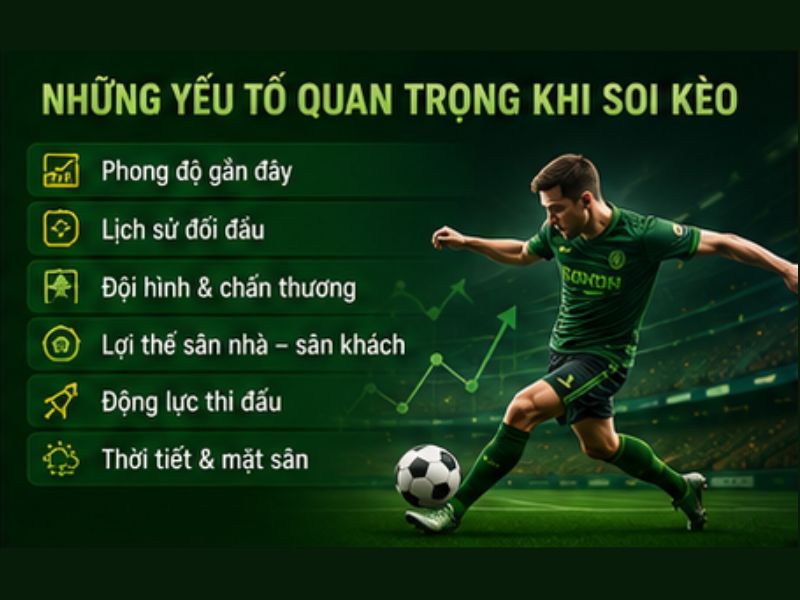 Những Yếu Tố Quan Trọng Khi Soi Kèo Bóng Đá